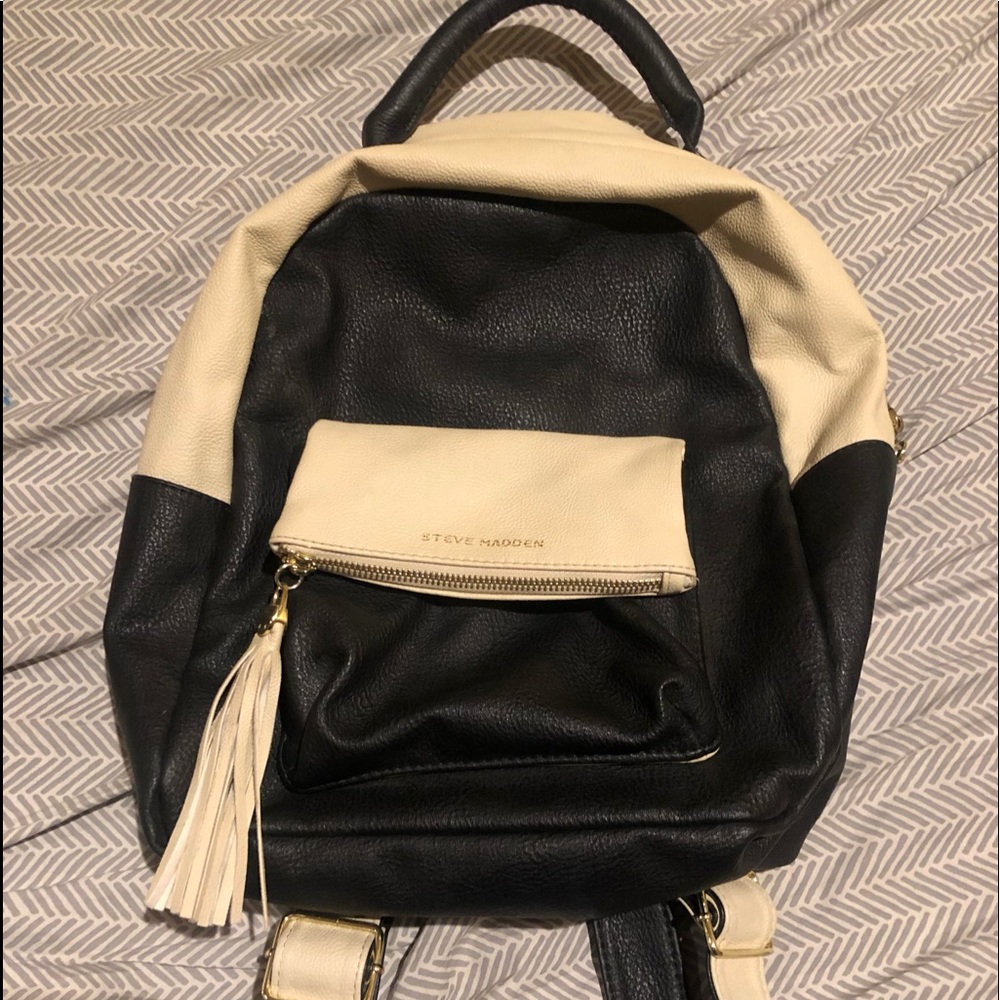 Steve Madden Leather Backpack - Picture 1 of 4